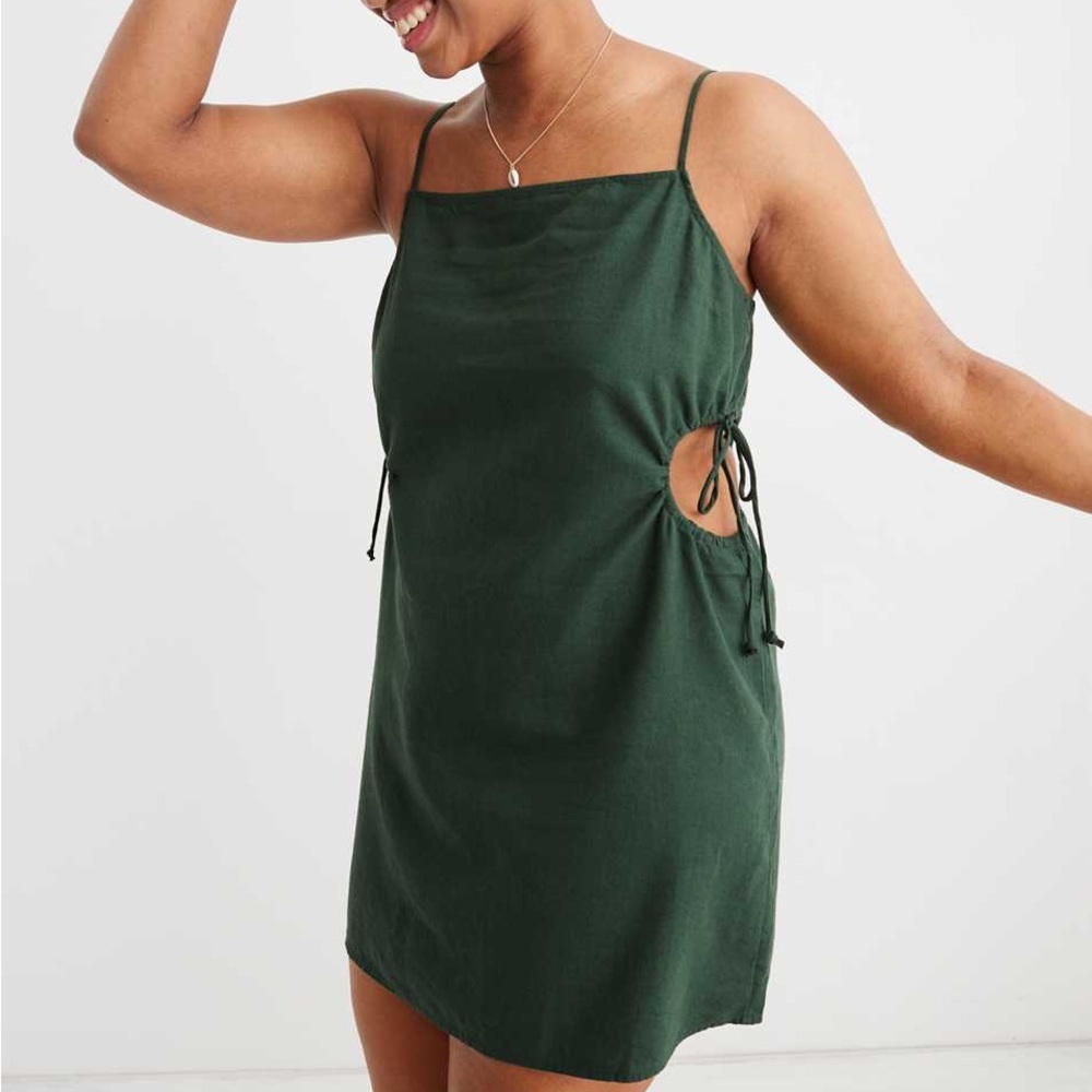 Aerie Green Cutout Dress